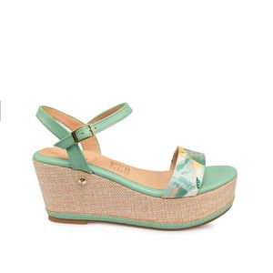 Sandalia D'Orsay Casual WAL-2537 Verde Piazza