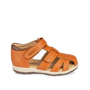 Sandalia Franciscana Casual ANGEL-2503 Cobre Rabbit Cuero