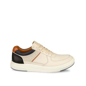 Zapatilla Casual RICARDO-2506 Blan/Off Viale Homme Cuero