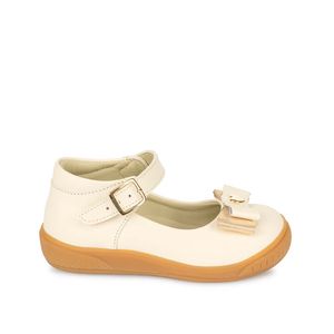 Zapato Maryjane Casual JEFER-2505 Hueso Rabbit Cuero