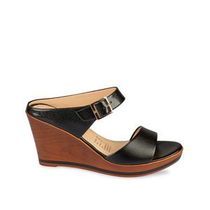 Sandalia Strap Casual DAYA-2502 Negro Viale Cuero