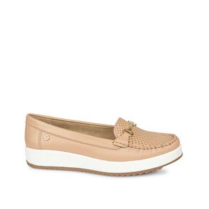 Zapato Mocasín Casual DENI-2512 Avena Viale Cuero