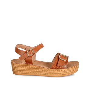 Sandalia D'orsay Casual DARA-2412 Natural Ann D Vian