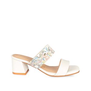 Sandalia D'orsay Casual DON-2521 Blanco Piazza