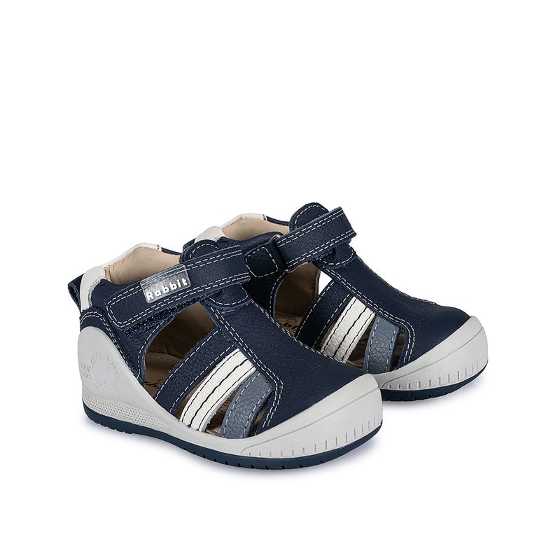 SANDALIA-FRANCISCANA-CASUAL-INFORMAL-NIÑO-CUERO-RABBIT-FLAT-2-PAOLO-005-AZUL--4-