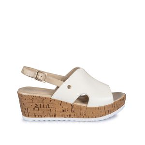 Sandalia Sueco Casual TATI-2404 Hues/Pele Viale Cuero