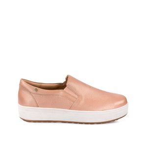 Zapato Slip On Casual WIL-2434 Oro Rosa Viale Cuero