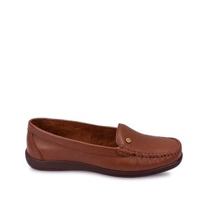 Zapato Mocasín Casual DOM-2507 Tabaco Viale Cuero