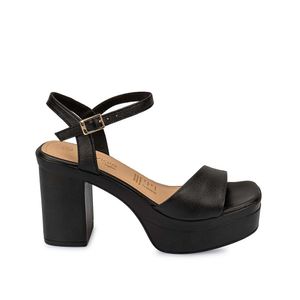 Sandalia D'orsay Casual ECO-2501 Negro Viale Cuero
