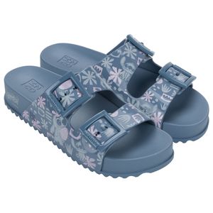 Sandalia Slide Casual 2SG-C49 Azul Stitch