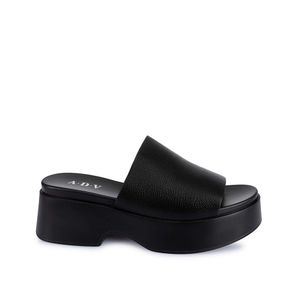 Sandalia Slide Casual ABY-2511 Negro ADV