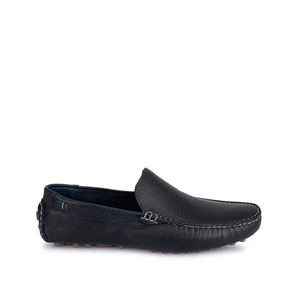 Zapato Mocasín Casual SERGIO-2503 Azul Viale Homme Cuero