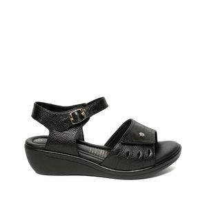 Sandalia D'orsay Casual WIL-2501 Negro Viale Cuero