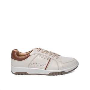 Zapatilla  Casual JOSE-2523 Hueso Viale Homme Cuero
