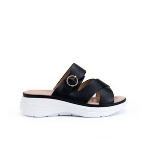 Sandalia Slide Casual ABY-2505 Negro ADV