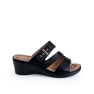 Sandalia Strap Casual ANA-2502 Negro ADV