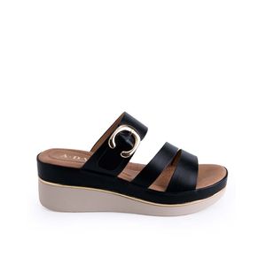 Sandalia Strap Casual ANA-2508 Negro ADV