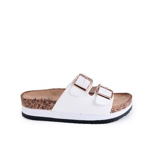 Sandalia Slide Casual ANA-2521 Blanco ADV