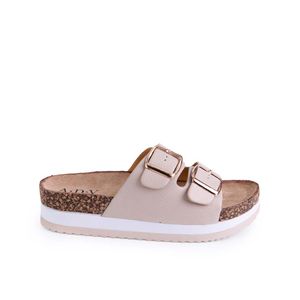 Sandalia Slide Casual ANA-2521 Avena ADV