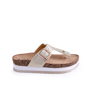 Sandalia Slide Casual ANA-2522 Dorado ADV