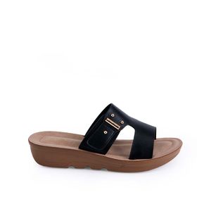 Sandalia Slide Casual ANA-2527 Negro ADV