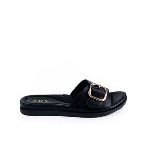 Sandalia Slide Casual ANA-2531 Negro ADV