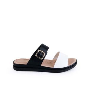 Sandalia Strap Casual ANA-2532 Blanco/Negro ADV