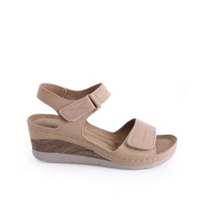 Sandalia D'orsay Casual ELI-2502 Beige ADV