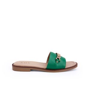 Sandalia Slide Casual ELI-2508 Verde ADV