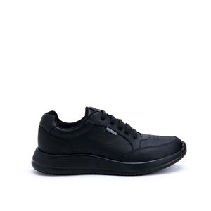 Zapatilla Escolar Casual ALEX-053 T NEGRO Rabbit Cuero