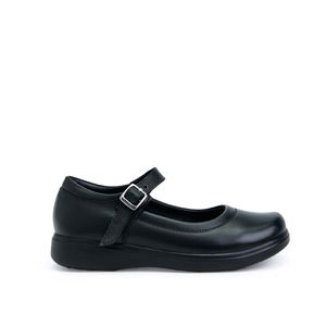 Zapato Escolar Ballerina Casual MANA-055 Negro Rabbit Cuero