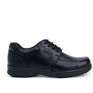 Zapato Escolar Derby Casual PEPE-008 K Negro Rabbit Cuero