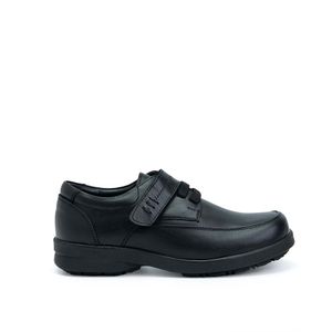 Zapato Escolar Monk Strap Casual PEPE-010 K Negro Rabbit Cuero