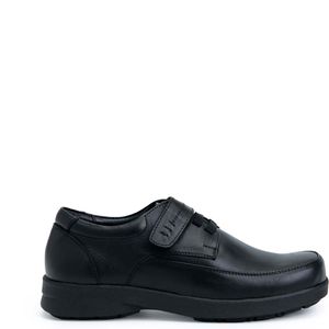 Zapato Escolar Monk Strap Casual PEPE-010 T Negro Rabbit Cuero