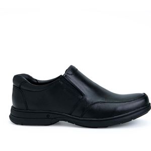 Zapato Escolar Mocasín Casual PEPE-2507 NEGRO Rabbit Cuero