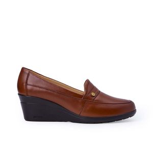 Zapato Mocasín Casual LE-2514 Cobre Viale Cuero