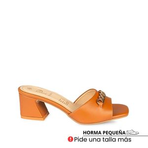 Sandalia Slide Casual KATHE-2507 Caramelo Piazza