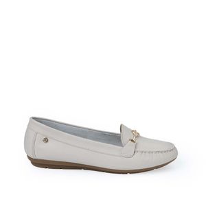 Zapato Mocasín Casual CORE-2510 Vainilla Viale Cuero
