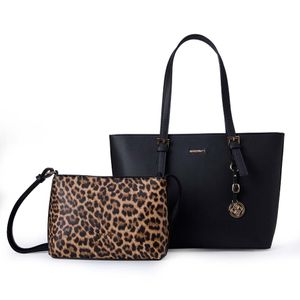 Cartera Tote Doble BRI-CJ2510 Negro Briganti