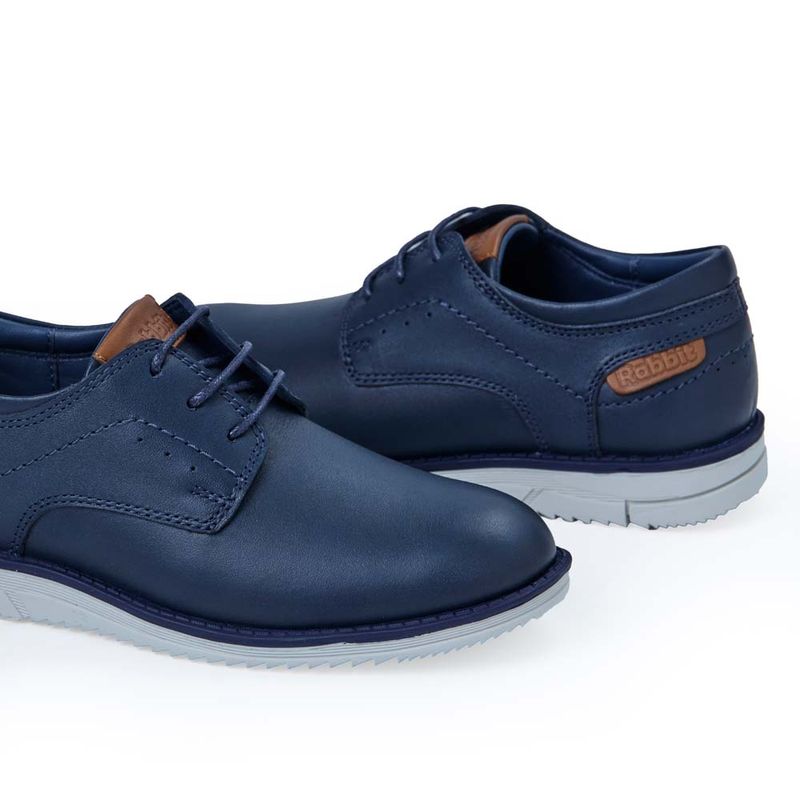 ZAPATO-DERBY-CASUAL INFORMAL-NINO-CUERO-RABBIT-FLAT-TACO 2-ANGEL-2537AZUL -3-.jpg