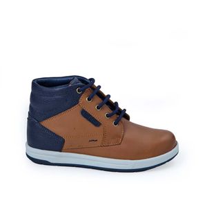 Botín Derby Casual ANGEL-2531 Habano Rabbit Cuero