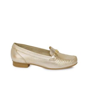 Zapato Mocasín Casual DENI-2506 Dorado Viale Cuero