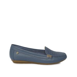Zapato Mocasín Casual CORE-2101 Acero Viale Cuero