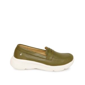 Zapato Mocasín Casual REC-2513 Verde Viale Cuero