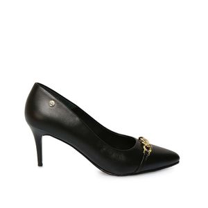 Zapato Reina Vestir TERI-2540 Negro Viale Cuero