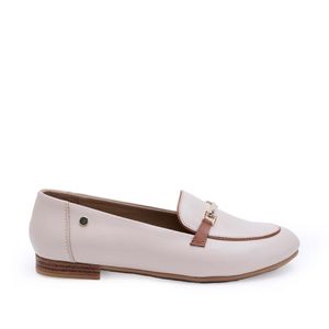 Zapato Mocasín Casual AVE-2503 Vainilla/Natural Viale Cuero