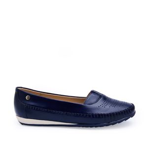 Zapato Mocasín Casual DK-2502 Azul Viale Cuero