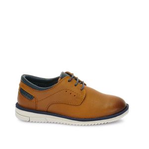 Zapato Derby Casual ANGEL-2537 Habano Rabbit Cuero
