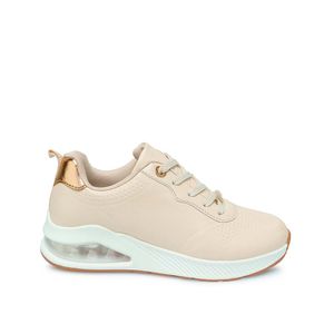 Zapatilla Casual VALE-2503 Vainilla/Oro Rosa ADV