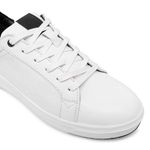 ZAPATILLA-BASICO-CASUAL INFORMAL-HOMBRE-CUERO-VIALE HOMME-FLAT-3-RICARDO-2525BLANCO -3-